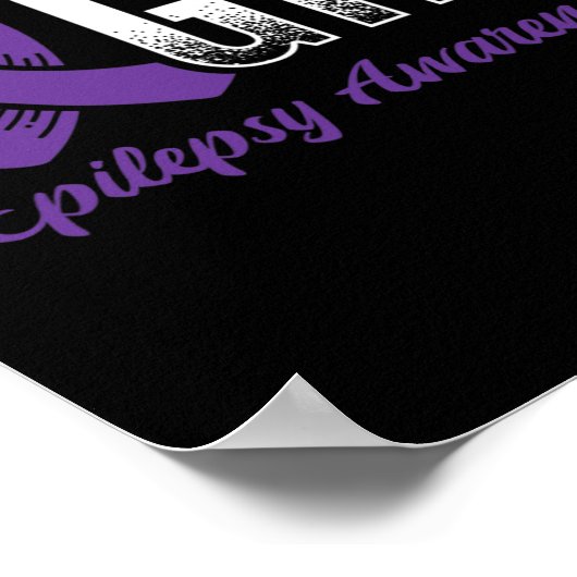 Bekämpfung der Epilepsie Poster (Ecke)