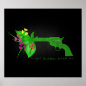 Bekämpfung der globalen Erwärmung Poster (Vorne)