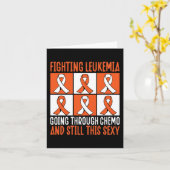 Bekämpfung der Leukämie, die durch Chemo und immer Karte (Gelbe Blume)