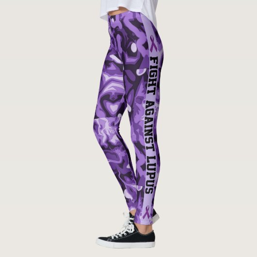 Bekämpfung der Lila Camouflage Lupus - Leggings de (Links)