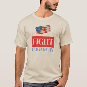 Bekämpfung der Oligarchie - Vintage amerikanische T-Shirt