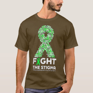 Bekämpfung der psychischen Gesundheit der Blume vo T-Shirt