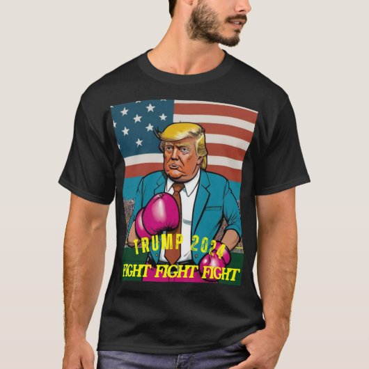 BEKÄMPFUNG DER TRUMP 2024 T-Shirt (Vorderseite)
