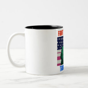 BEKÄMPFUNG DER TRUMP 2024 ZWEIFARBIGE TASSE