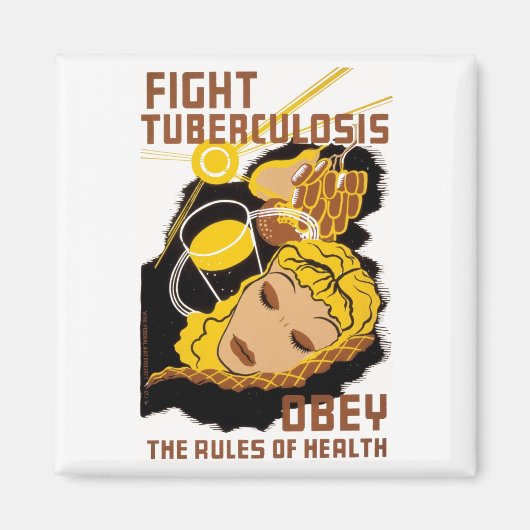 Bekämpfung der Tuberkulose Magnet (Vorne)