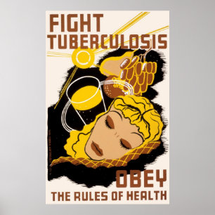 Bekämpfung der Tuberkulose unter Einhaltung der Ge Poster