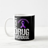 Bekämpfung der Überdosierung Opioid Bewusstsein Gr Kaffeetasse (Links)