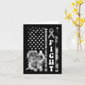 Bekämpfung der US-Flagge Sonnenblumen Christlich B Karte (Gelbe Blume)