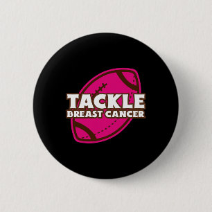 Bekämpfung des Brustkrebs Amerikanische Fußballkre Button