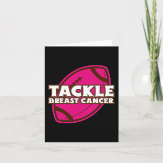 Bekämpfung des Brustkrebs Amerikanische Fußballkre Karte