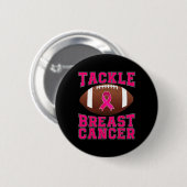 Bekämpfung des Brustkrebs Bewusstsein rosa Band-Be Button (Vorne & Hinten)