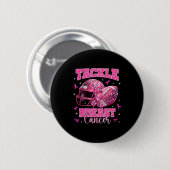 Bekämpfung des Brustkrebs-Bewusstseins American Fo Button (Vorne & Hinten)