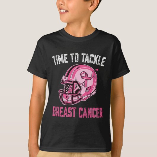 Bekämpfung des Brustkrebs Helm Pink Ribbon A T-Shirt (Vorderseite)