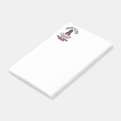 Bekämpfung des Brustkrebs Post-it Klebezettel (angewinkelt)