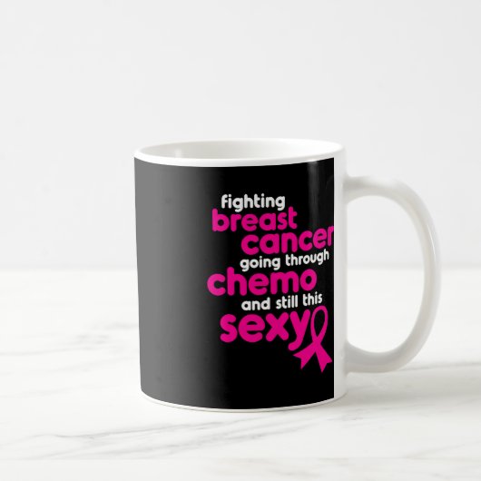 Bekämpfung des Brustkrebses durch Chemo und Sti Kaffeetasse (Rechts)