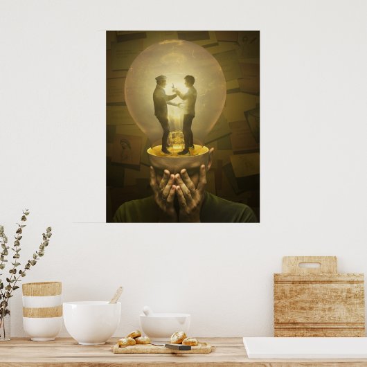 Bekämpfung des Burnout Poster (Küche)