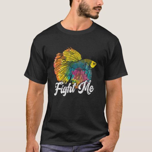 Bekämpfung des Fischfangs Betta Fischaquarium T-Shirt (Vorderseite)