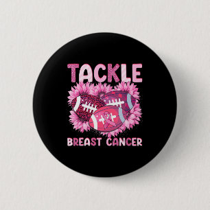 Bekämpfung des Fußball-Krebses Rosa Ribbon Brustkr Button