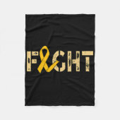 Bekämpfung des Krebses im Kindesalter 2 Fleecedecke (Vorderseite)