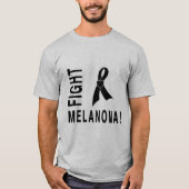 Bekämpfung des Melanoms T-Shirt (Vorderseite)