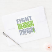 Bekämpfung des Non-Hodgkins-Lymphoms Runder Aufkleber (Umschlag)