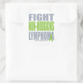 Bekämpfung des Non-Hodgkins-Lymphoms Runder Aufkleber (Tasche)