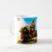 BEKÄMPFUNG DES PERSONALS IN DEN USA KAFFEETASSE (Vorderseite Links)