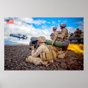 BEKÄMPFUNG DES PERSONALS IN DEN USA POSTER