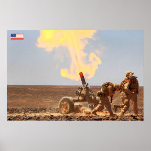 BEKÄMPFUNG DES PERSONALS IN DEN USA POSTER