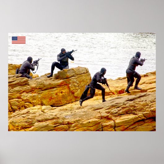 BEKÄMPFUNG DES PERSONALS IN DEN USA POSTER (Vorne)
