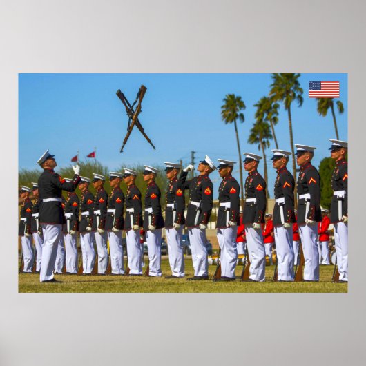 BEKÄMPFUNG DES PERSONALS IN DEN USA POSTER (Vorne)