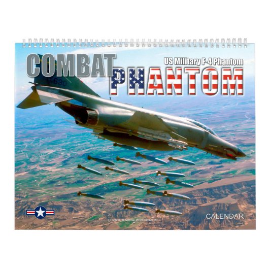 BEKÄMPFUNG DES PHANTOM - F-4-PHANTOM DER US-MILITÄ KALENDER (Titelbild)