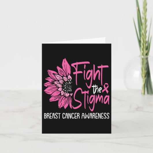 Bekämpfung des Stigma Brustkrebs Karte (Vorderseite)