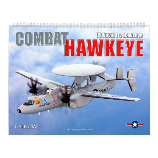 BEKÄMPFUNG HAWKEYE - US-Marine E-2 Hawkeye Kalender (Titelbild)