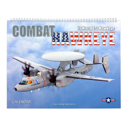 BEKÄMPFUNG HAWKEYE - US-Marine E-2 Hawkeye Kalender (Titelbild)