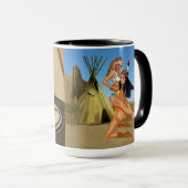 BEKÄMPFUNG IN EINEM TEEPEE TASSE (VorderseiteRechts)