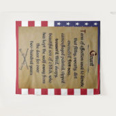 BEKÄMPFUNG INFANTRYMAN alias "GRUNT" Wandteppich (Vorderseite (Horizontal))