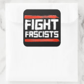 BEKÄMPFUNG QUADRATISCHER AUFKLEBER (Tasche)