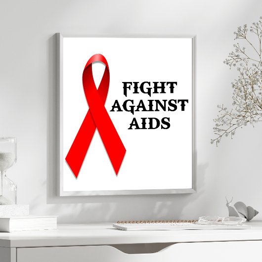 Bekämpfung von Aids Poster