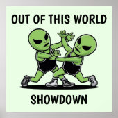 Bekämpfung von Außerirdischen Poster (Vorne)