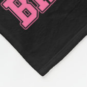 Bekämpfung von Brustkrebs Bewusstsein der amerikan Fleecedecke (Ecke)