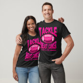Bekämpfung von Brustkrebs Bewusstsein Pink Footbal T-Shirt (Unisex)