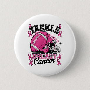 Bekämpfung von Brustkrebs Bewusstsein rosa Broncho Button