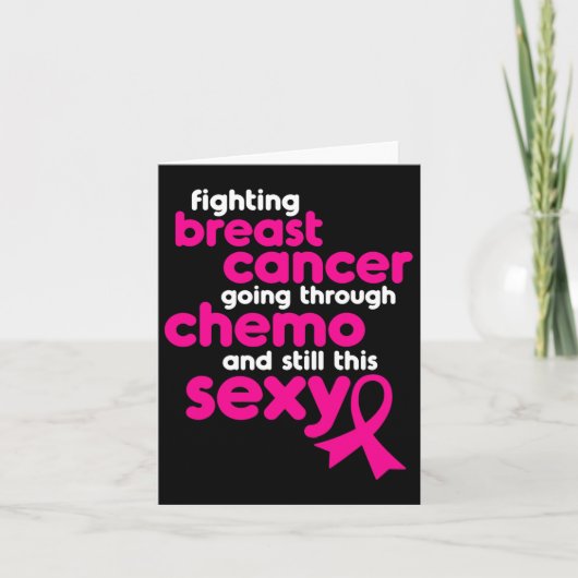 Bekämpfung von Brustkrebs durch Chemo und Sti Karte (Vorderseite)