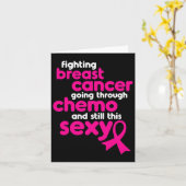 Bekämpfung von Brustkrebs durch Chemo und Sti Karte (Gelbe Blume)