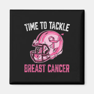 Bekämpfung von Brustkrebs - Helm Pink Ribbon A Magnet