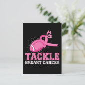 Bekämpfung von Brustkrebs im Kampf gegen den ameri Postkarte (Stehend Vorderseite)