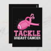Bekämpfung von Brustkrebs im Kampf gegen den ameri Postkarte (Vorne/Hinten)