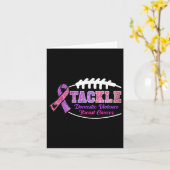 Bekämpfung von Brustkrebs und Gewalt im Haushalt Karte (Gelbe Blume)