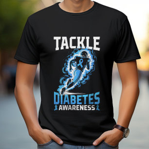 Bekämpfung von Diabetes Sensibilisierungsgetrieben T-Shirt